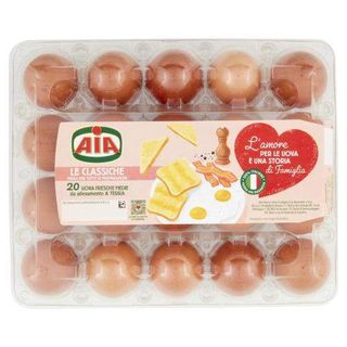 Aia 20 Uova Fresche Italiane Da Galline Allevate A Terra Medie