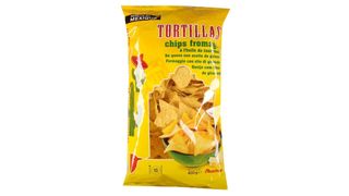 Auchan - Nachosy bezglutenowe kukurydziane o smaku sera - 400 g