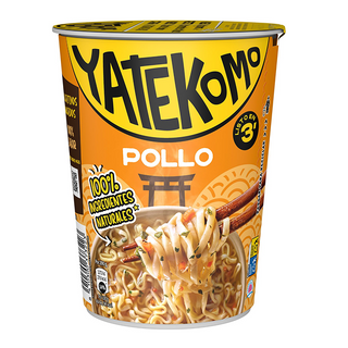 Yatekomo Noodles Pollo 60g