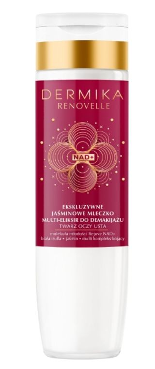 Dermika Renovelle Ekskluzywne jaśminowe mleczko multi-eliksir do demakijażu 200 ml