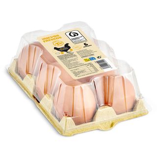 Huevos Frescos Categoría A Clase Xl Dia Bandeja 6 Unidades