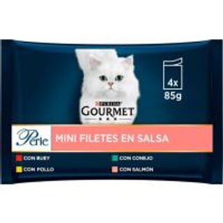 Gourmet Gold Comida Gatos Buey Perle Sobres 4X85G (12346730)