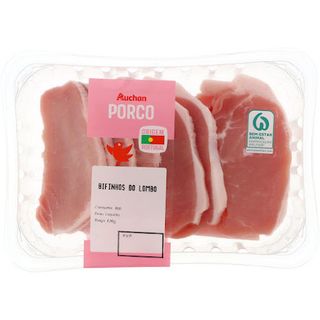 AUCHAN Bifinhos do Lombo Porco (1 un = 500 g aprox)