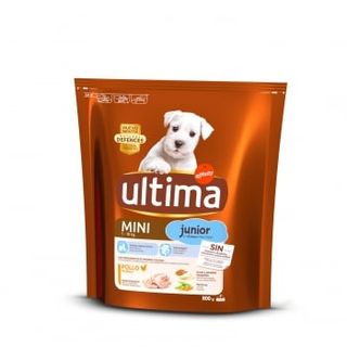 Pienso De Pollo Para Perros Cachorros Mini Ultima Dog 800 G.
