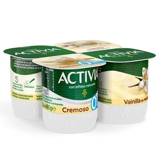 Activia 0% Danone Cremoso Vainilla 4 Uds.