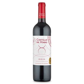Vino Tinto Joven Madurado D.O. Rioja Castillo De Haro Botella 75 Cl