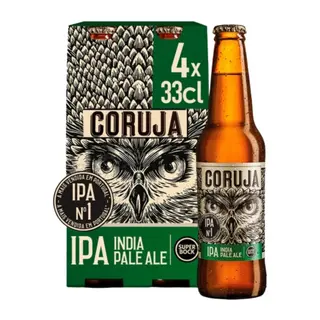 Super Bock Coruja India Pale Ale Cerveja 4x33cl