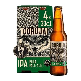 Super Bock Coruja India Pale Ale Cerveja 4x33cl