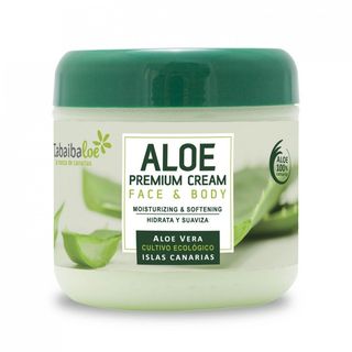 Crema Aloe Vera Premium Cara Y Cuerpo Tabaibaloe 300 Ml.