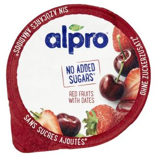 Alpro Alternativa Vegetale allo Yogurt, Frutti Rossi, Senza Lattosio, Senza Conservanti, 135g