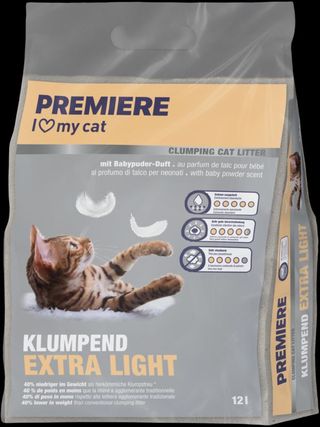 Żwirek dla kota PREMIERE Extra Light 12L