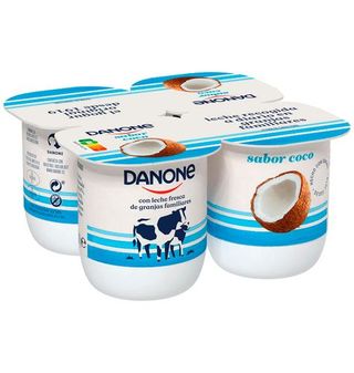 Yogur Danone Sabor Coco 4 Uds.