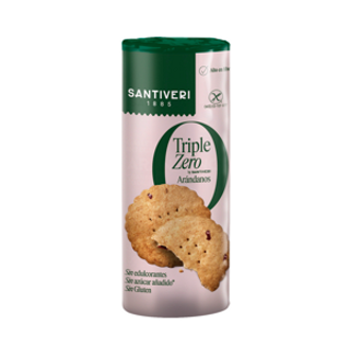Galletas Triple Zero Arandanos 205g S/g Santiveri