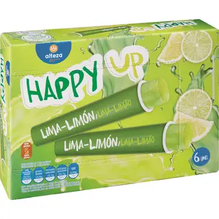 Helado Limon Happy Up P-6, Paquete 660 Ml