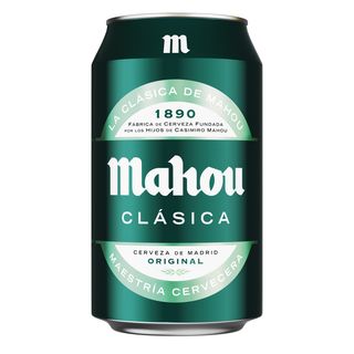 Cerveza Mahou Clásica Lata 33 Cl.