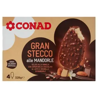 CONAD Gran Stecco alle Mandorle 4 pezzi 328 g - 8003170050396