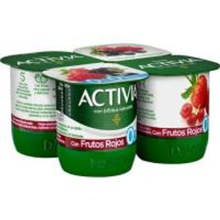 Bifidus Activia 0% Con Frutos Rojos Danone 4X120 Gr. (8932246)