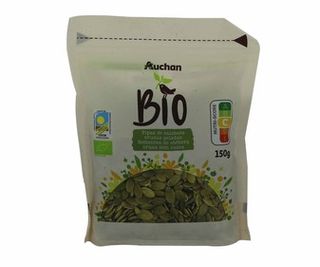 Pipas de Calabaza Peladas Crudas Alcampo Ecológico 150 G.