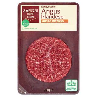SAPORI & IDEE CONAD Percorso Qualità Hamburger di Angus Irlandese Gusto Intenso 180 g - 8003170085169