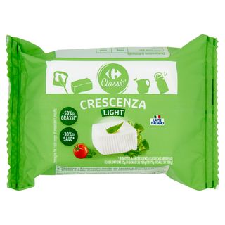 Carrefour Classic Crescenza Light 100 g