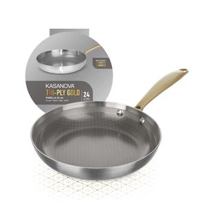 Padella 24 cm triplo strato Tri-Ply - Gold