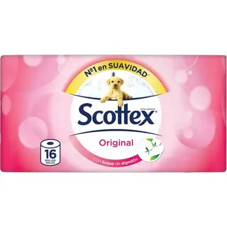 Papel Higiénico Scottex, Paquete 16 Rollos