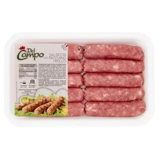 Del Campo Salsiccia con Tacchino e Pollo 0,400 kg