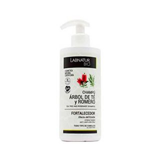 Champú Bio Fortalecedor De Árbol De Té Y Romero 450 Ml Labnatur (8422828410106)