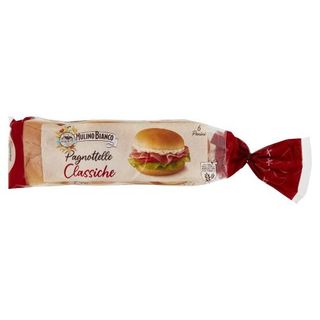 Mulino Bianco Pagnottelle Classiche Pane Ideale per Panini 6 pezzi 360g