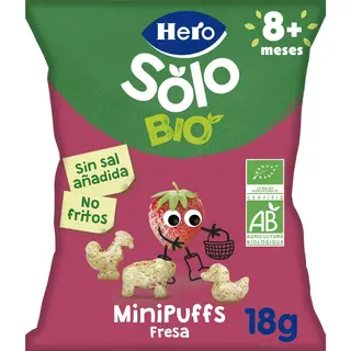 Snack Fresa Hero Solo 18Gr 5Uds (290464)