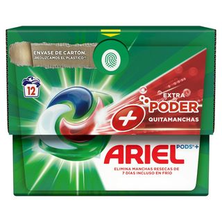 Ariel Pods+ Extra Poder Quitamanchas 12 (271529)