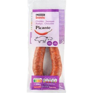 Chorizo Picante Eroski Basic, Sarta 200 G (26260901)