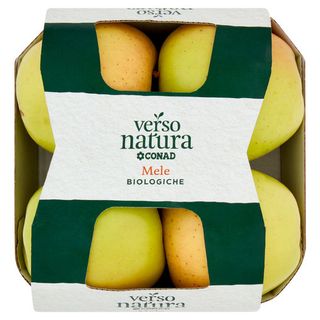 CONAD VERSO NATURA Mele Biologiche Golden Delicious Cal. 70-75 600 g - 8003170096455
