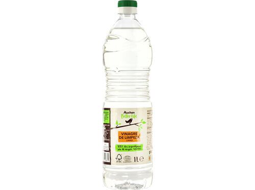 VINAGRE DE LIMPEZA AUCHAN BETTER LIFE 100% NATURAL LIMÃO 1L