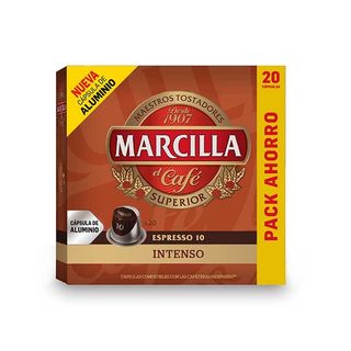 Marcilla café intenso 20 cápsulas