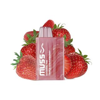 Vapeador Mármol Triple Strawberry - Muss - 1 unidad 642613776677