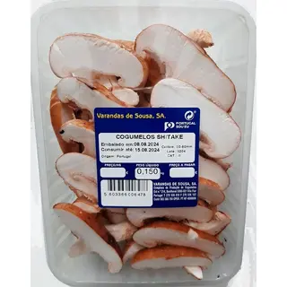 Cogumelos Shitake Laminados embalagem 150 g - 18165800626