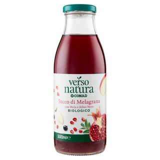 CONAD VERSO NATURA Succo di Melagrana con Mela e Ribes Nero Biologico 500 ml - 8003170071698