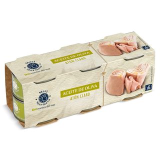 Atún Claro En Aceite De Oliva Dia Mari Marinera Lata 6 X 60 G