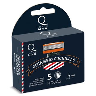 Recambios Maquinilla De Afeitar 5 Hojas Imaqe De Dia Blister 4 Unidades