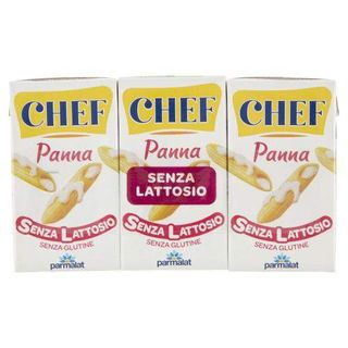Chef Panna Senza Lattosio 3 X 125 Ml