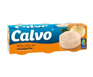 Atún Claro en Escabeche Calvo Lata de 52 G. 3 Uds.