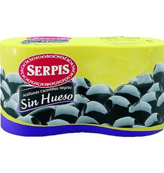 Aceitunas Serpis Negra Sin Hueso 2 Uds. 170 G