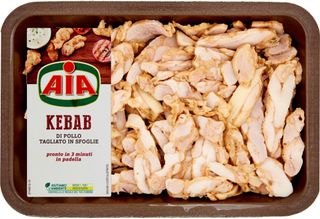 Aia Kebab di Pollo Tagliato in Sfoglie 0,300 kg