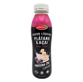 Yogur Liq 0% Proteina Platano/Acai Margui 400Gr
