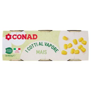 CONAD I Cotti al Vapore Mais 3 x 160 g - 8003170003187