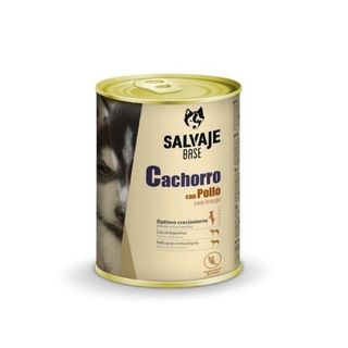 Salvaje Base Pollo Lata Para Cachorros 1.2Kg