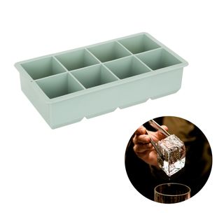Stampo ghiaccio in silicone - 8 cubi grandi