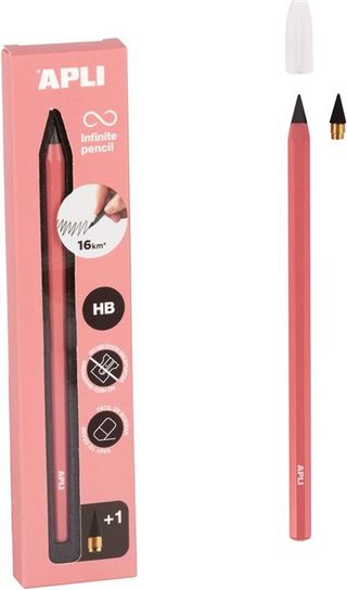 Apli Lápiz Inifinito Rosa (8410782198031)