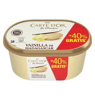 Tarrina Carte D'Or De Vainilla 1300Ml